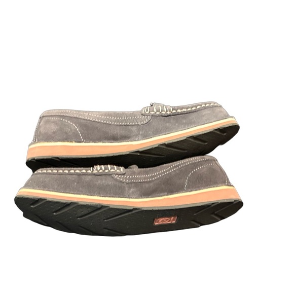 Ariat Womens Cruiser Grey Suede Moccasin Loafers Metal Horse Bit Detail 6.5 B - Picture 7 of 8